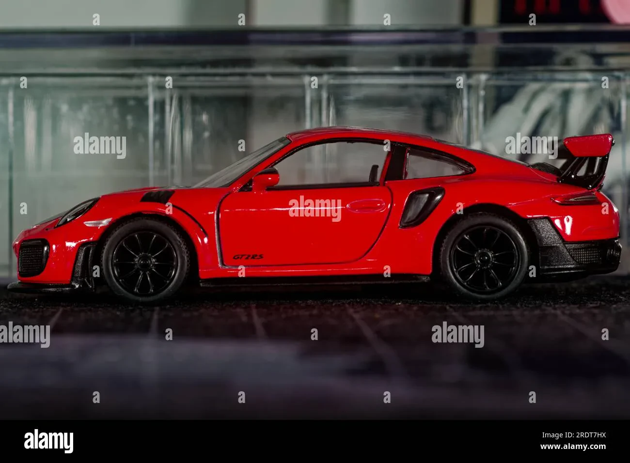 diecast car close up