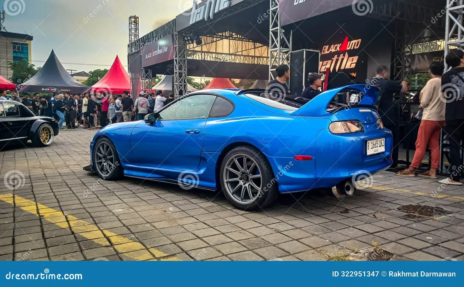 2024 Toyota Supra diecast blue