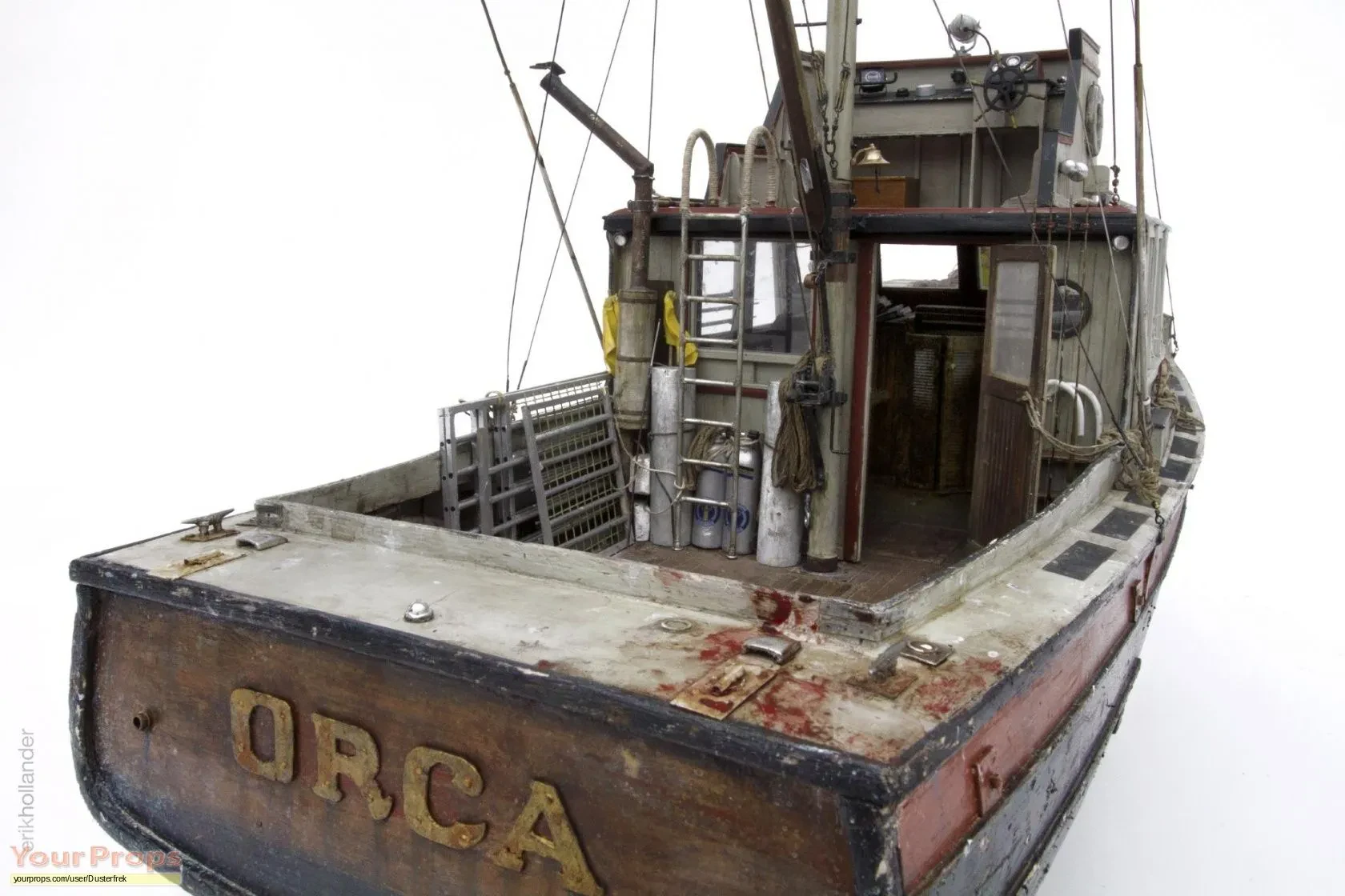 Rust Effect on Diecast Boat