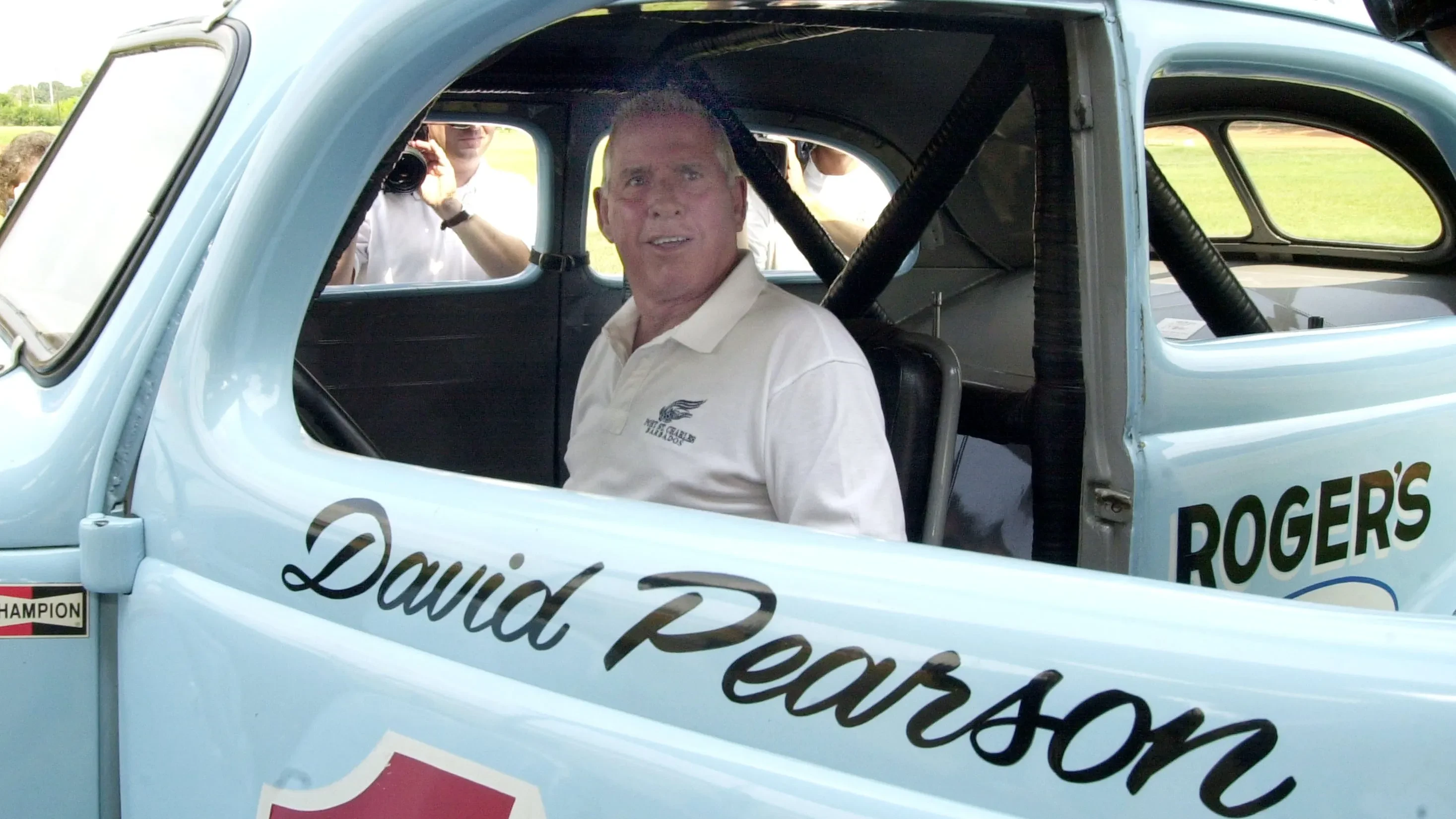 Close-up of David Pearson Autograph 2024