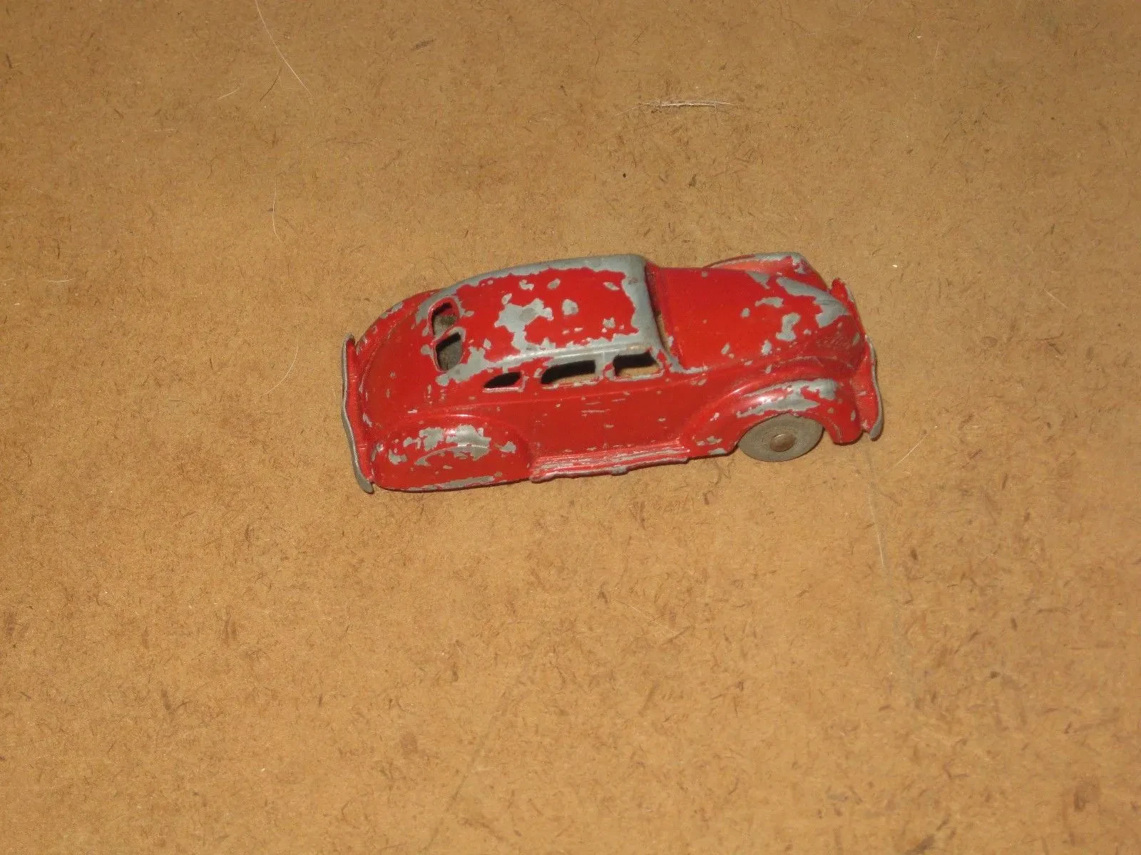 Close-up of a Hubley diecast car