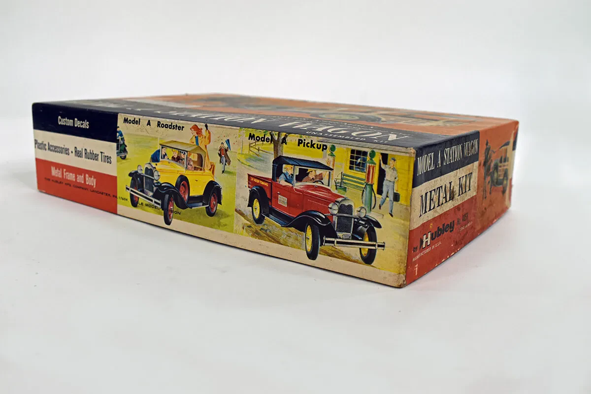 Hubley diecast car kit box