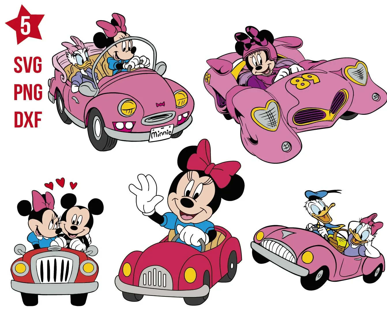 Minnie Mouse Race Car Diecast
