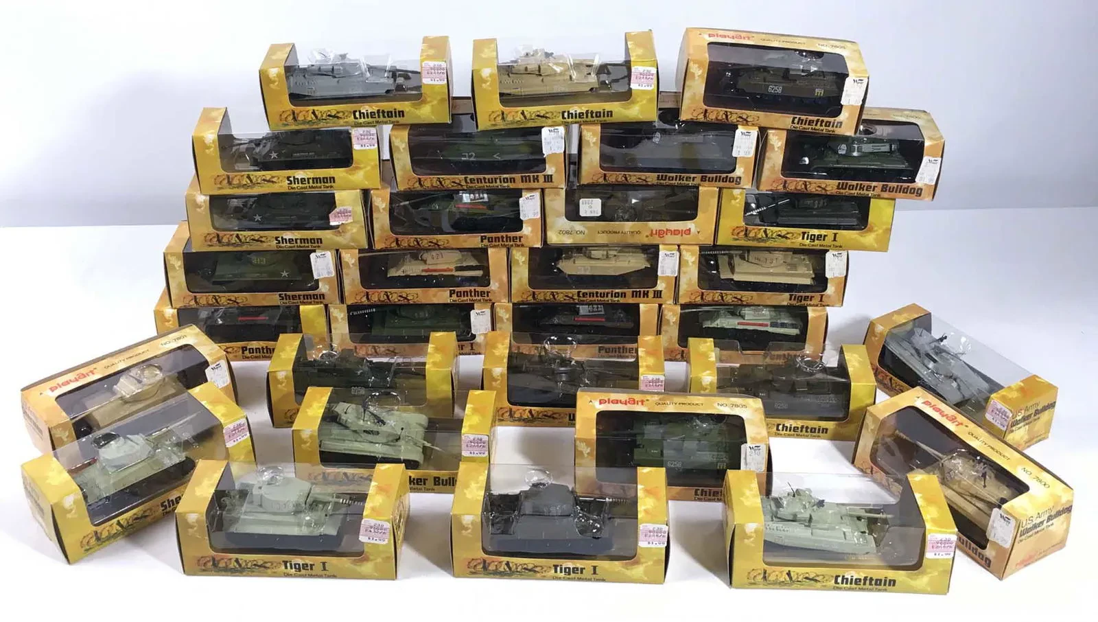 Collection of Diecast Tanks