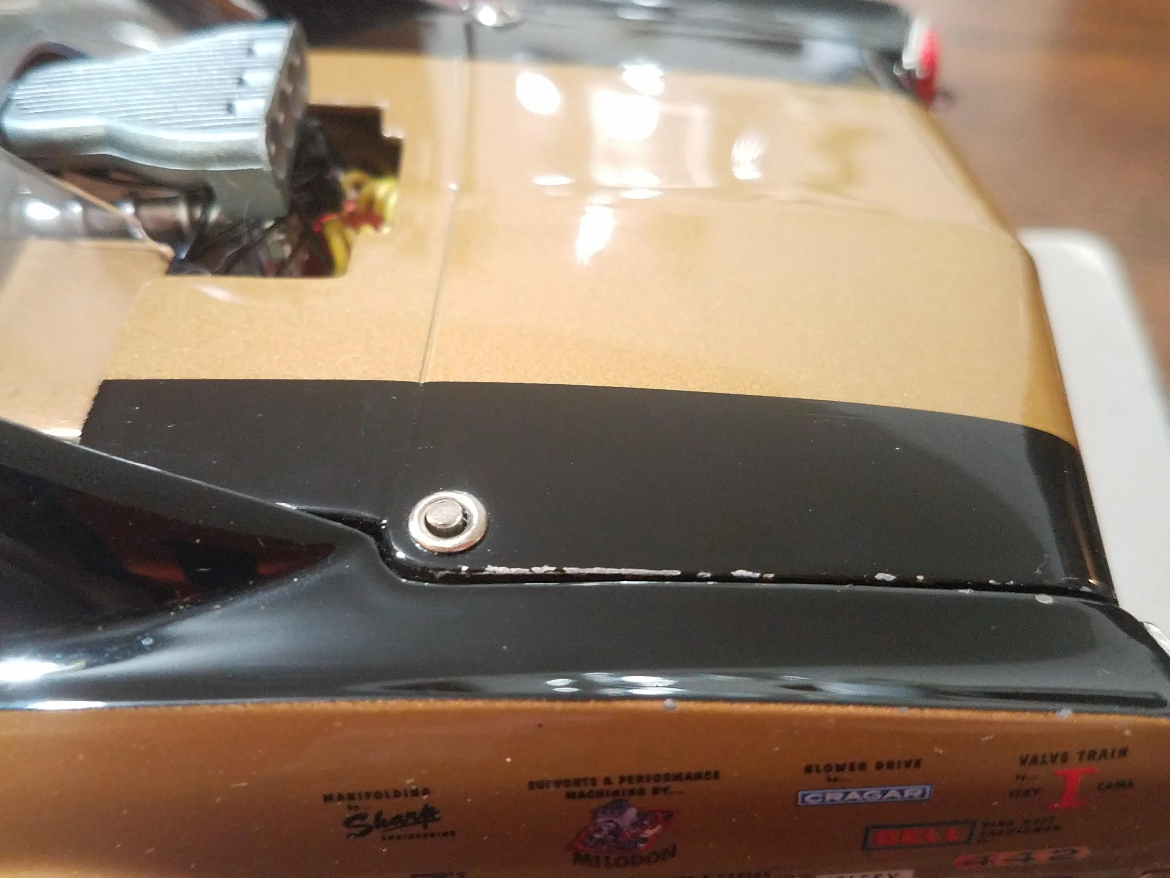 Repairing diecast scratch