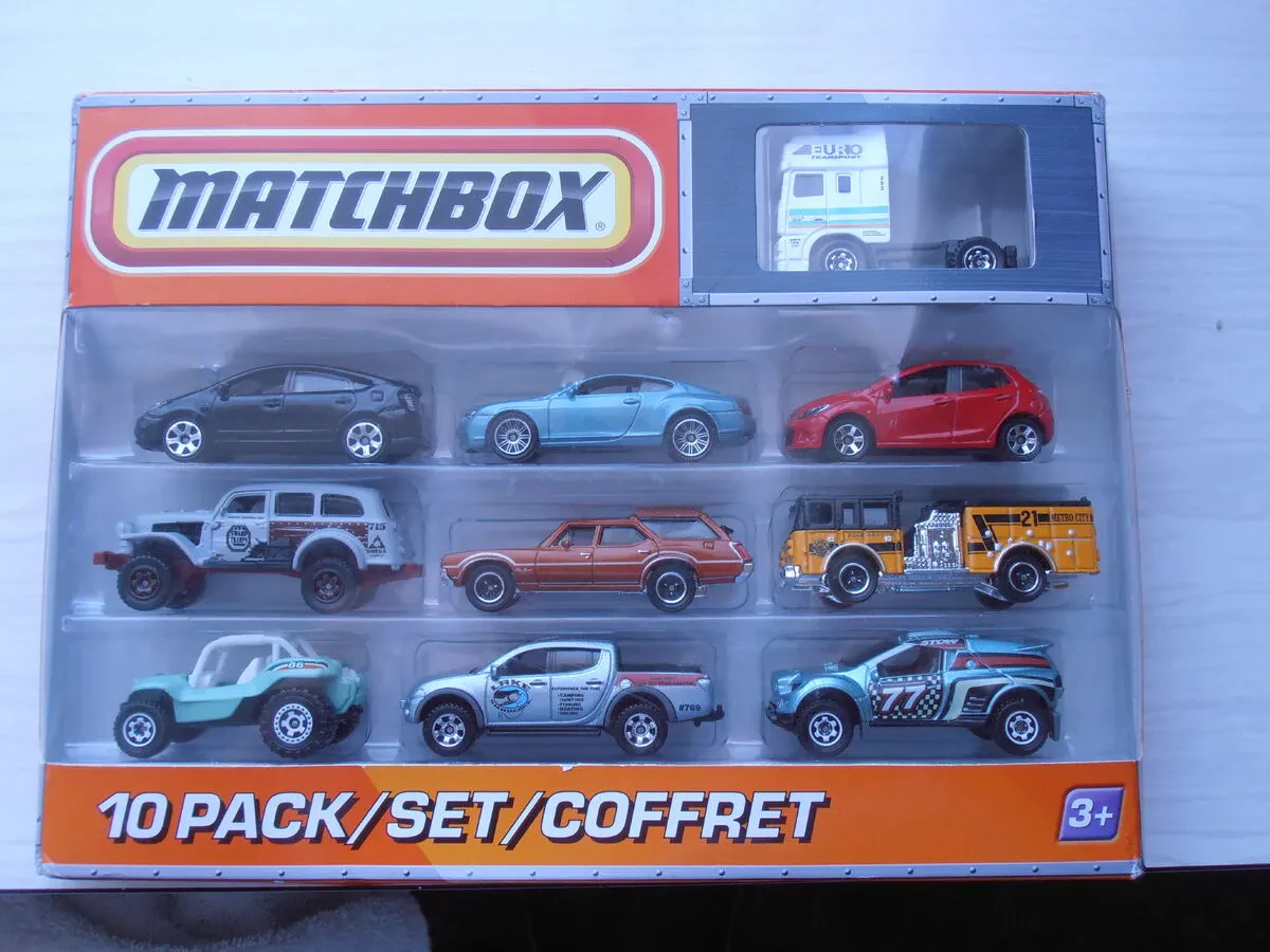 Variety of Matchbox Cars