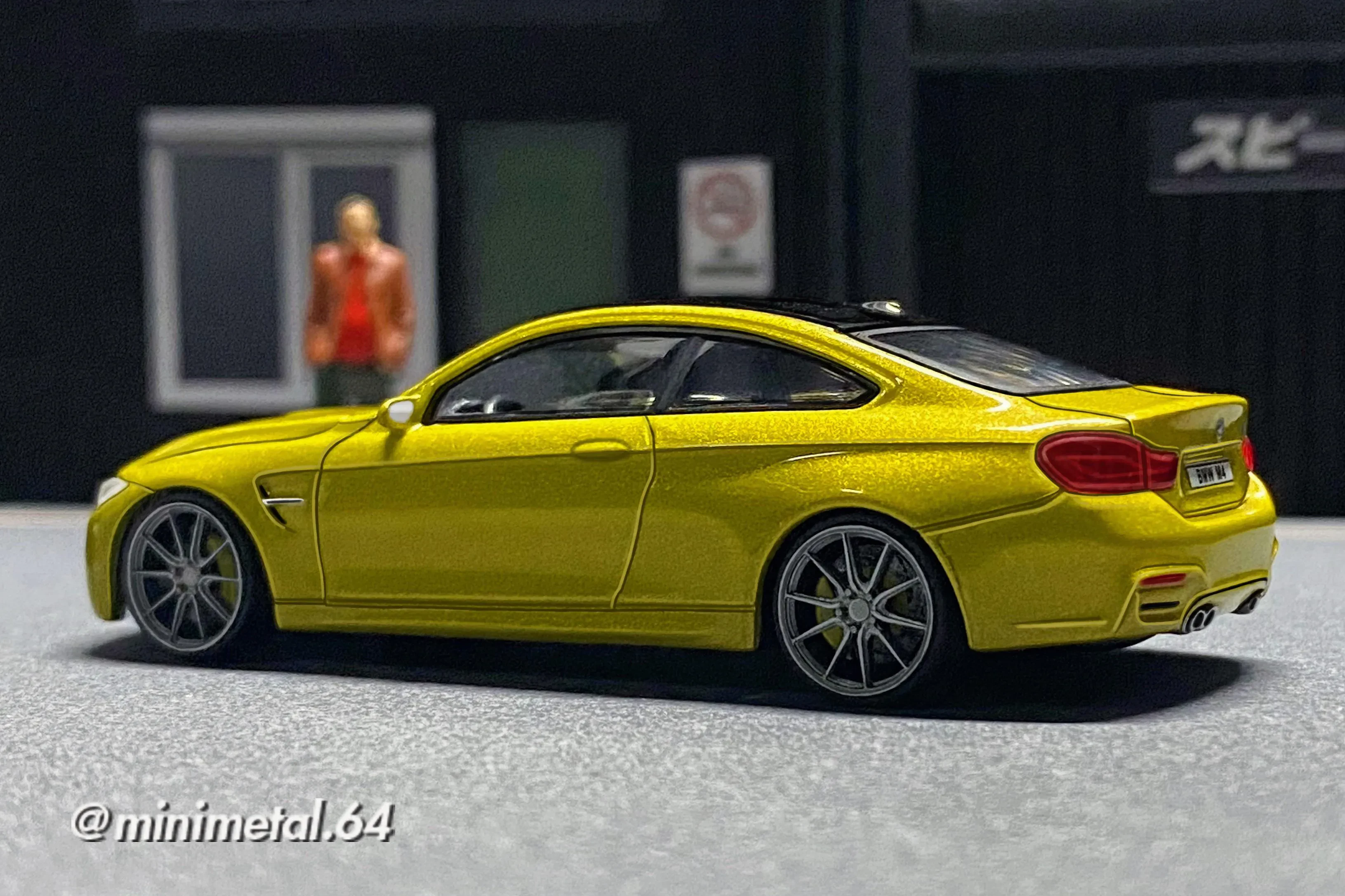 BMW M4 Diecast Interior Detail