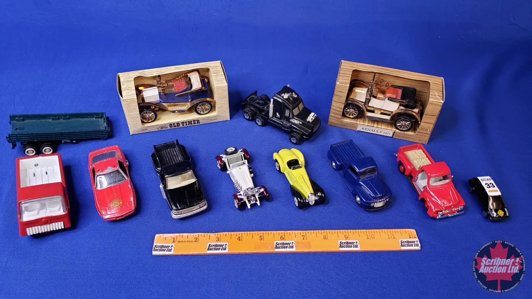 variety of diecast truck cabs