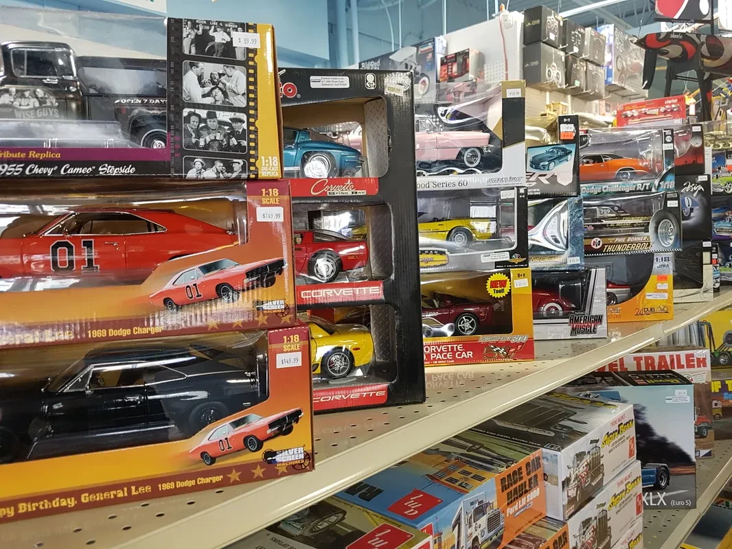 Variety of Time Model diecast cars