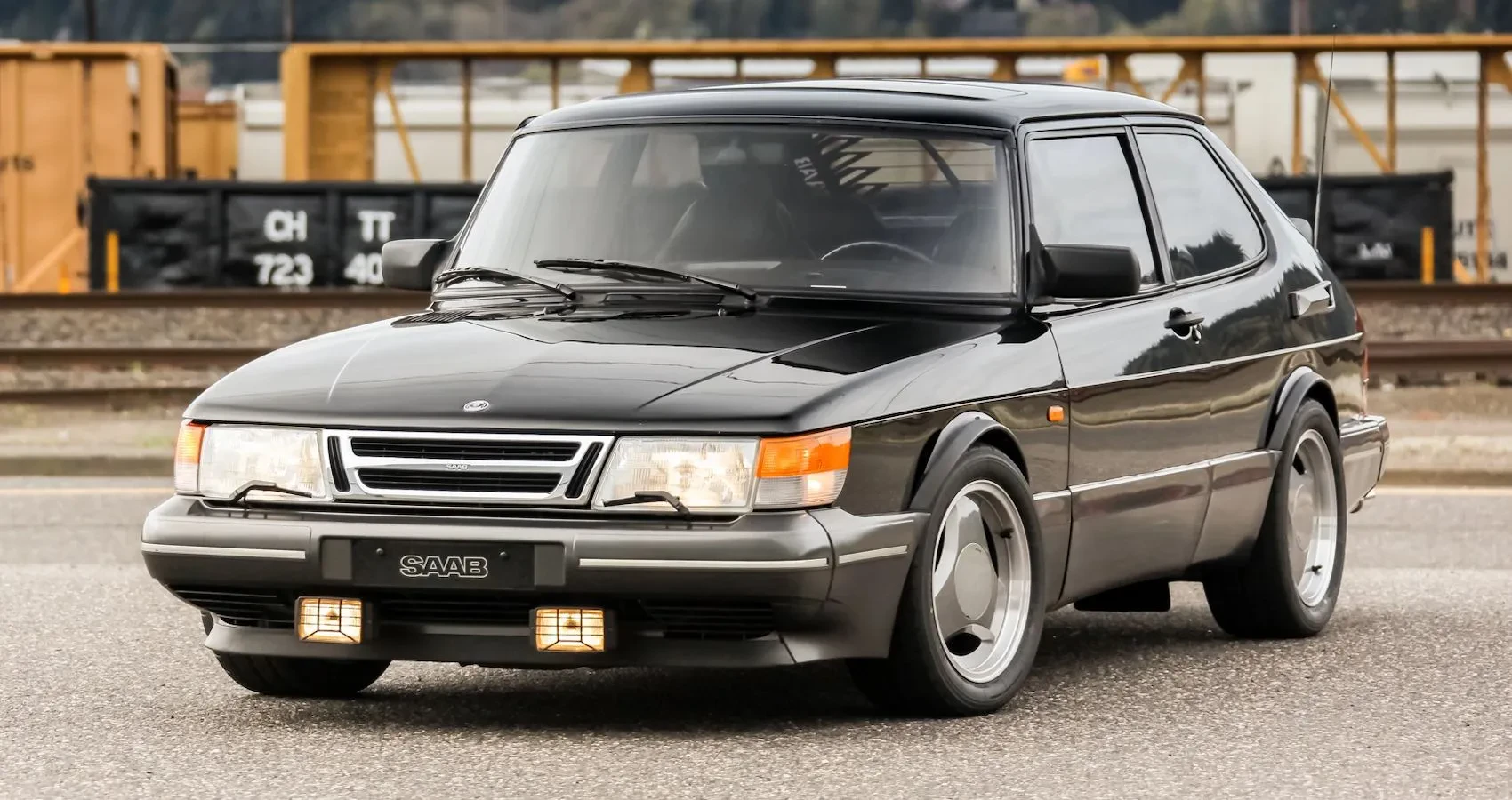 Saab 900 Turbo diecast close up detail