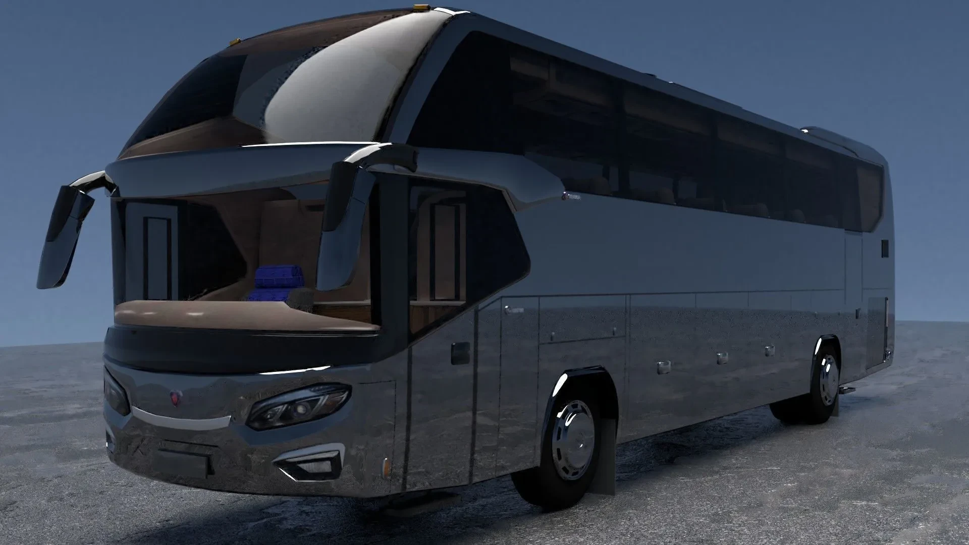 Indonesian bus diecast model 3