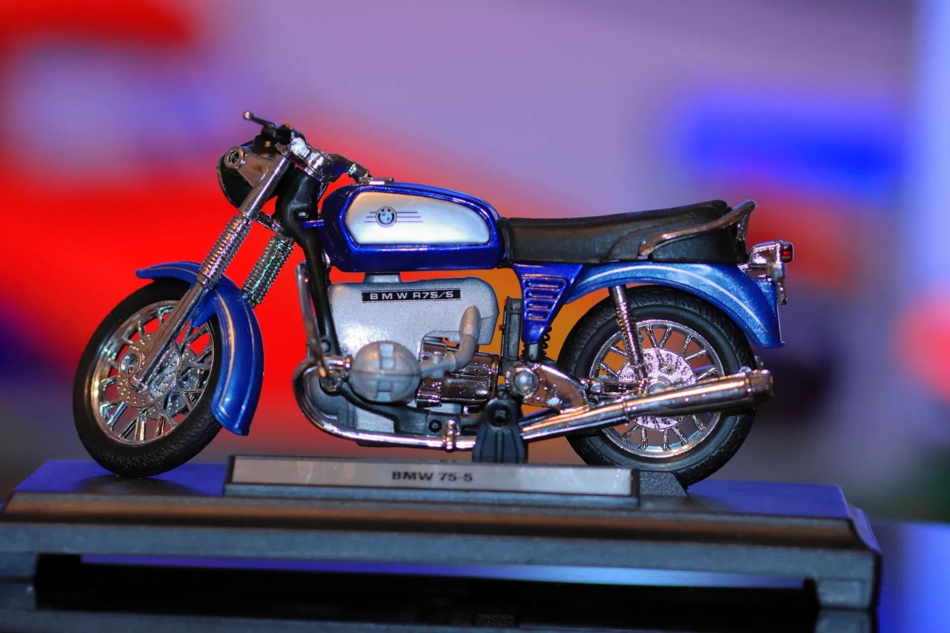 Close up of diecast model detail