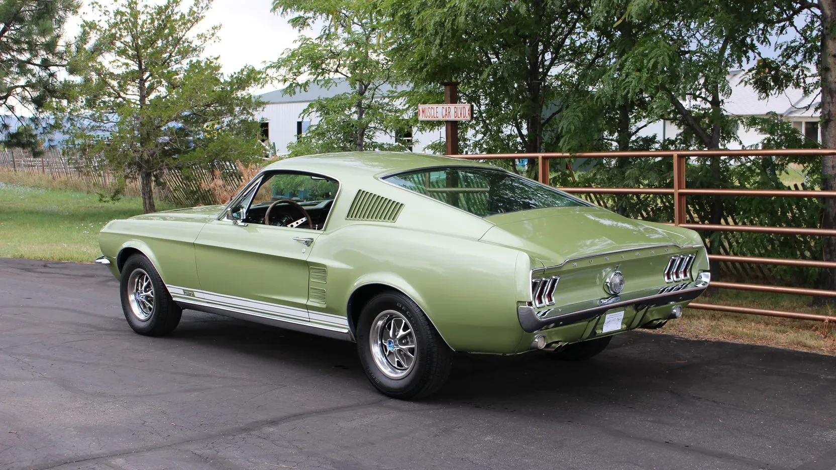 gold diecast car 1967 ford mustang