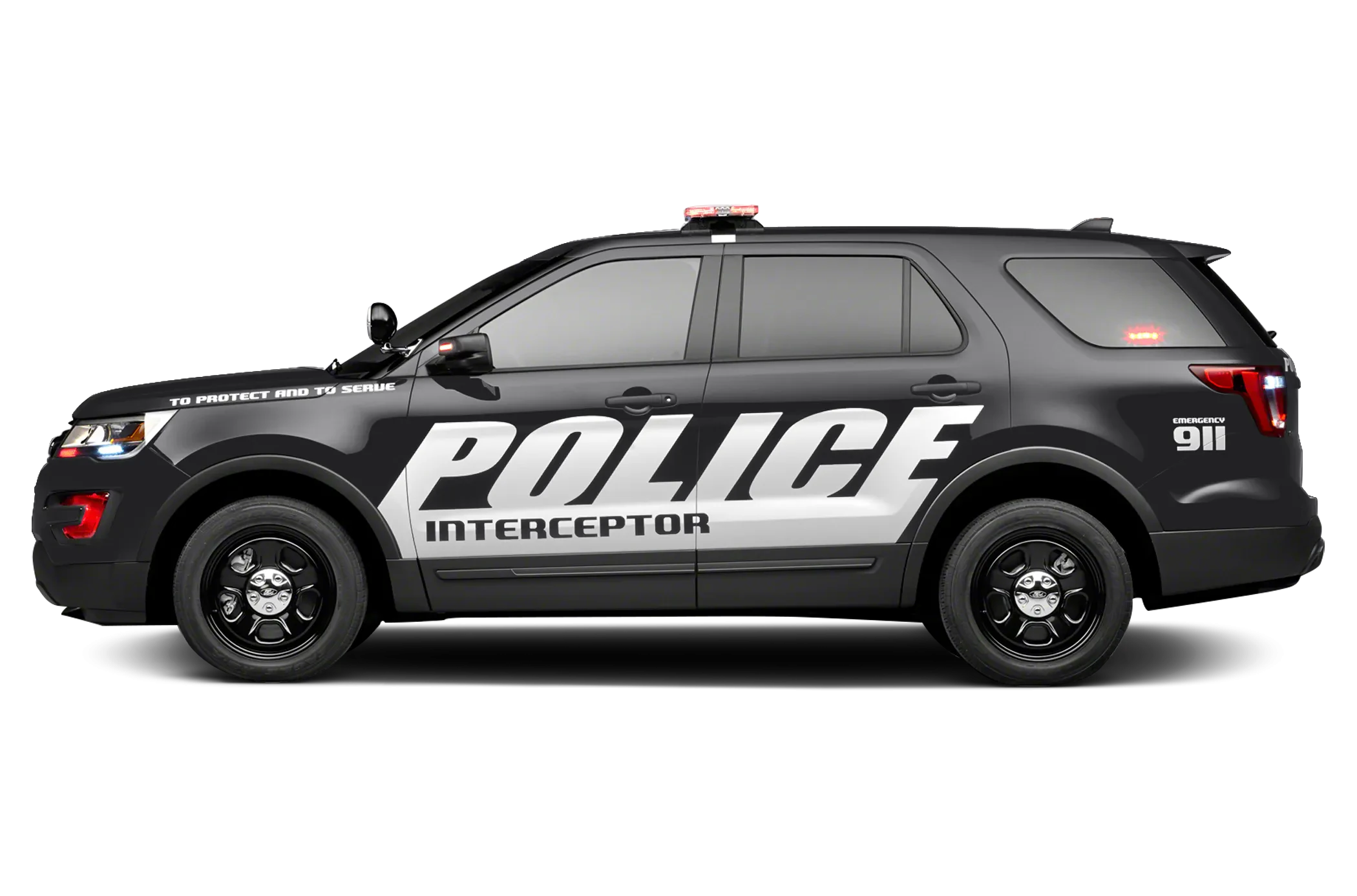 Collection of Ford Police Interceptor Utility Diecasts