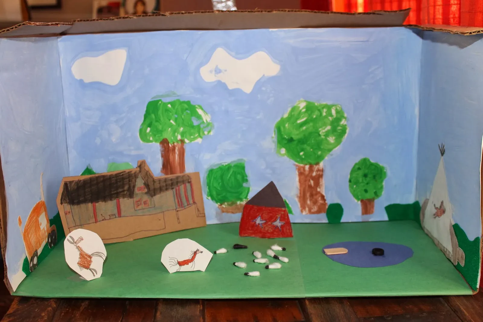 Ertl Farm Scene Diorama