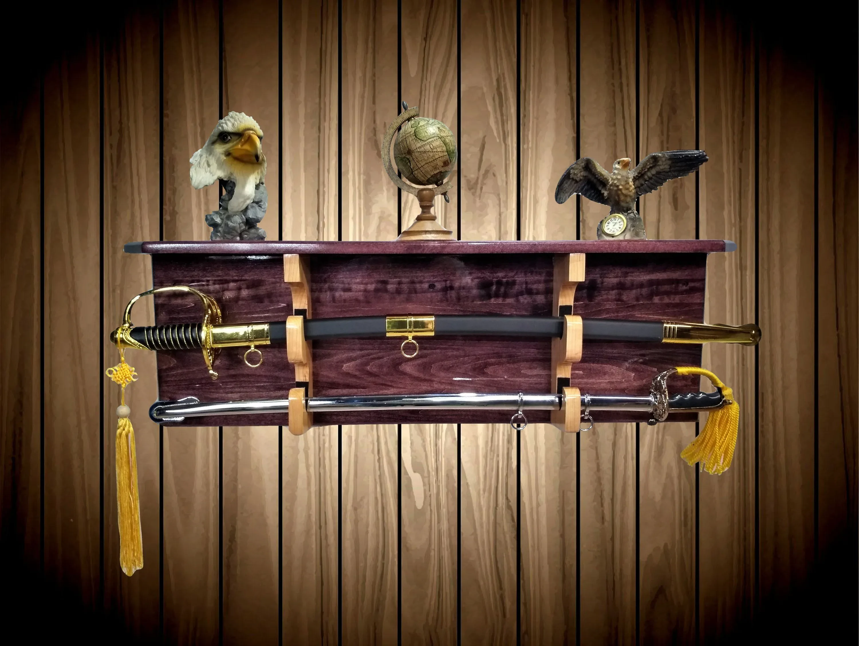 Diecast sword display
