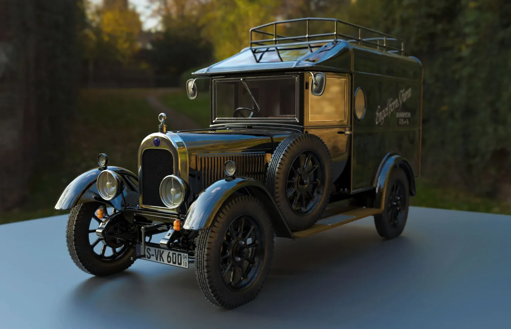 3d model of a car