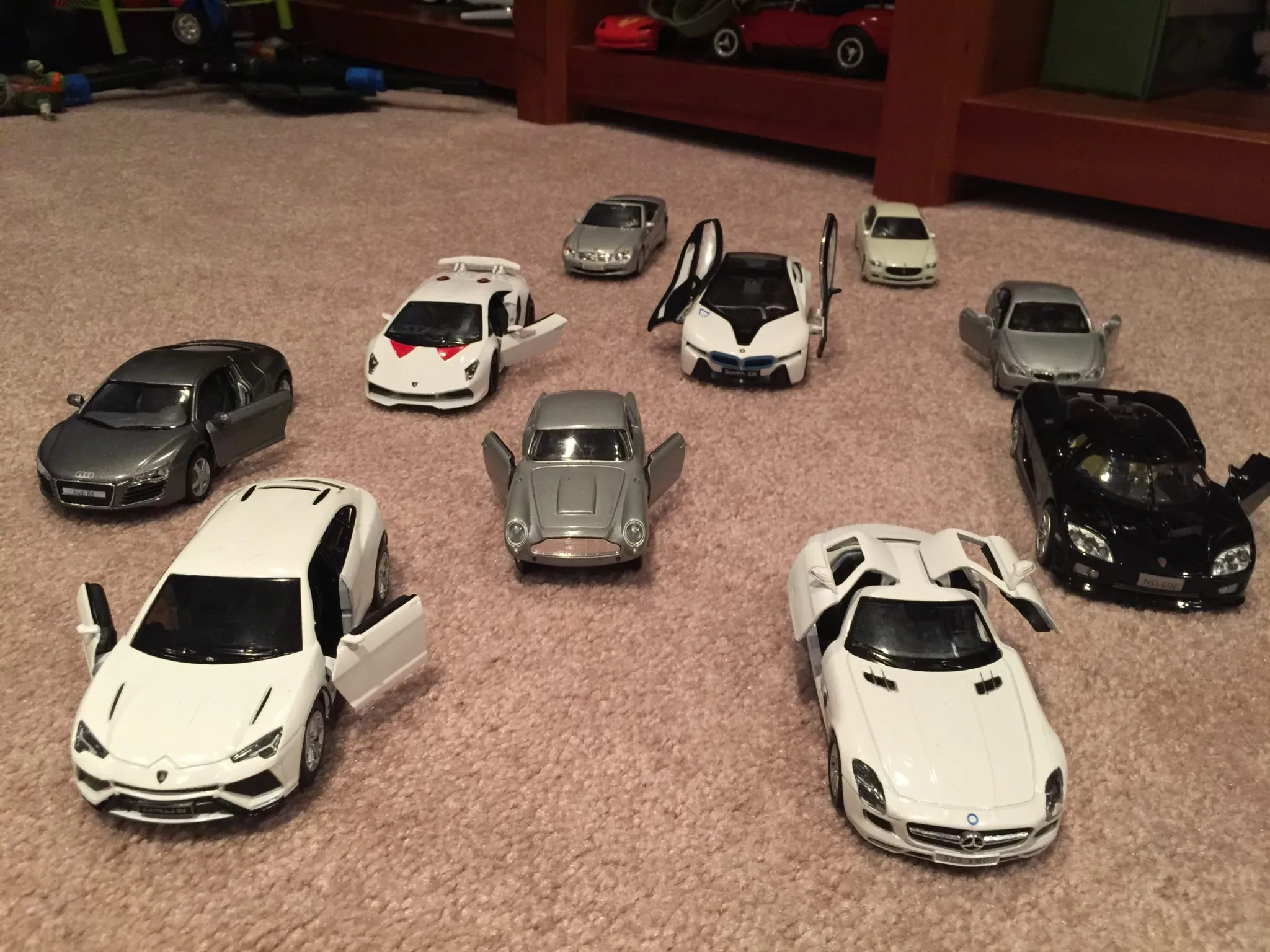 Cheap diecast car collection