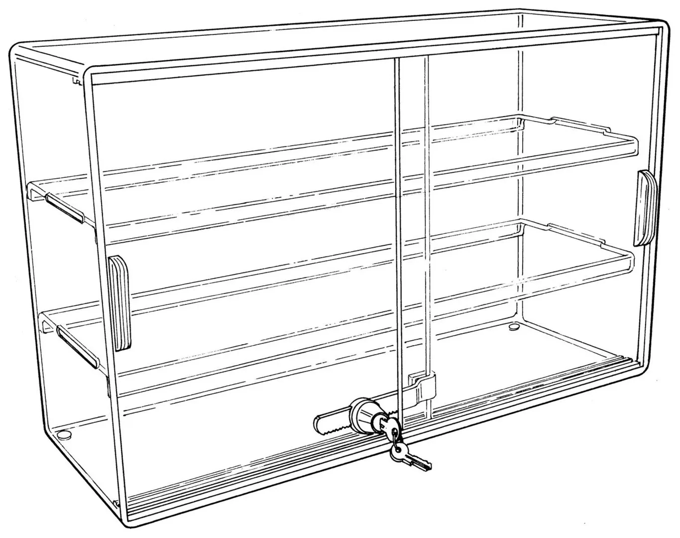 Acrylic sheet for display case