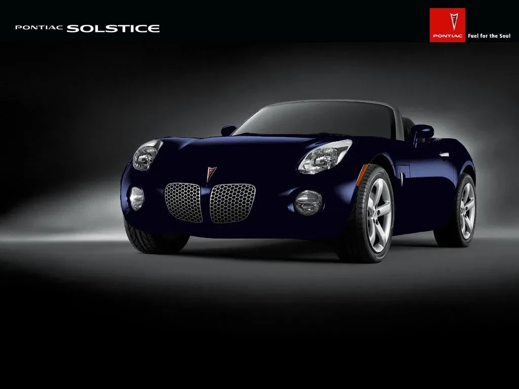 Pontiac Solstice Blue Diecast 1:24 scale
