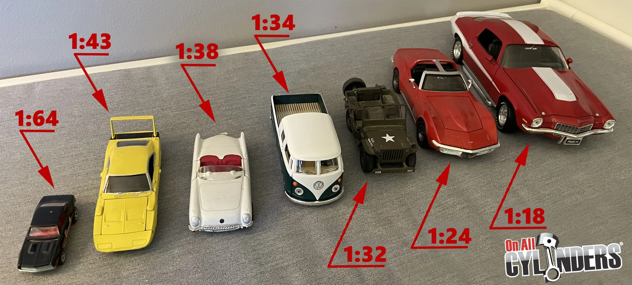 1:43 scale diecast models 2024