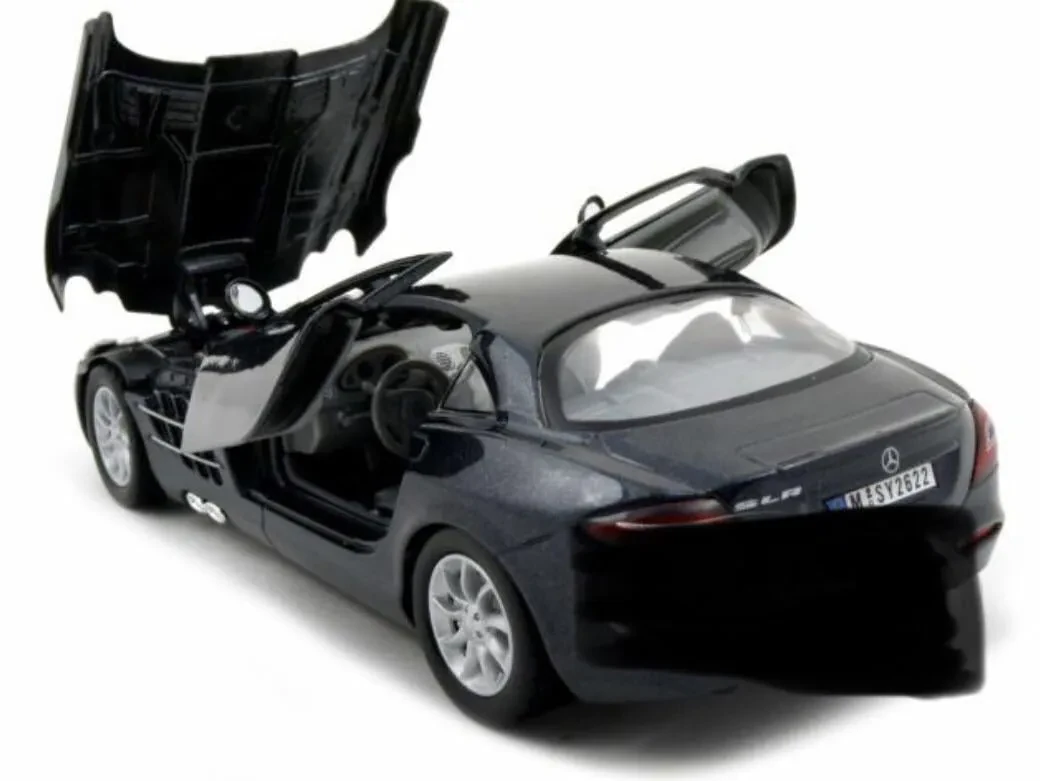 Close-up detail of a Mercedes diecast model interior