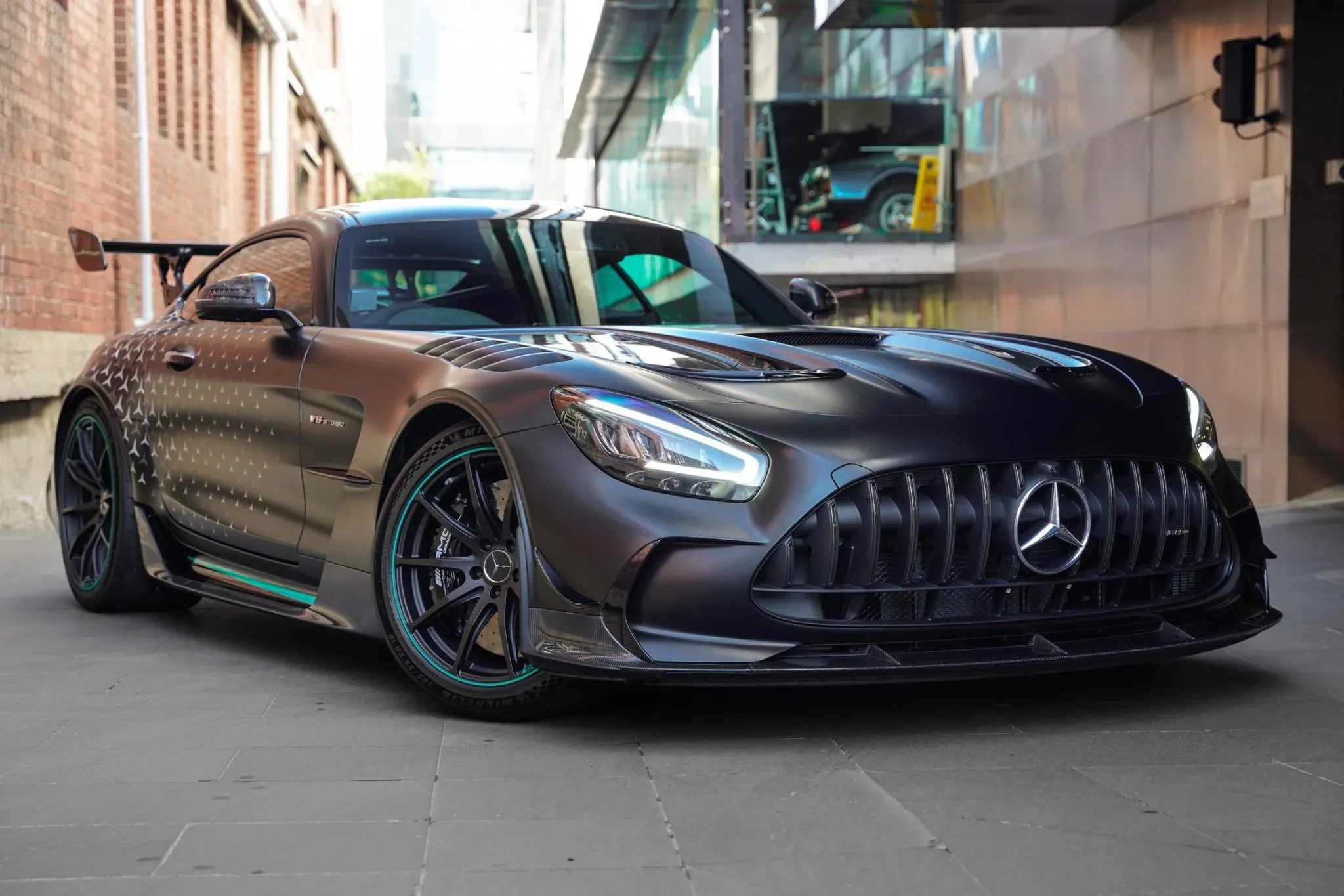 Mercedes AMG GT Black Series diecast model