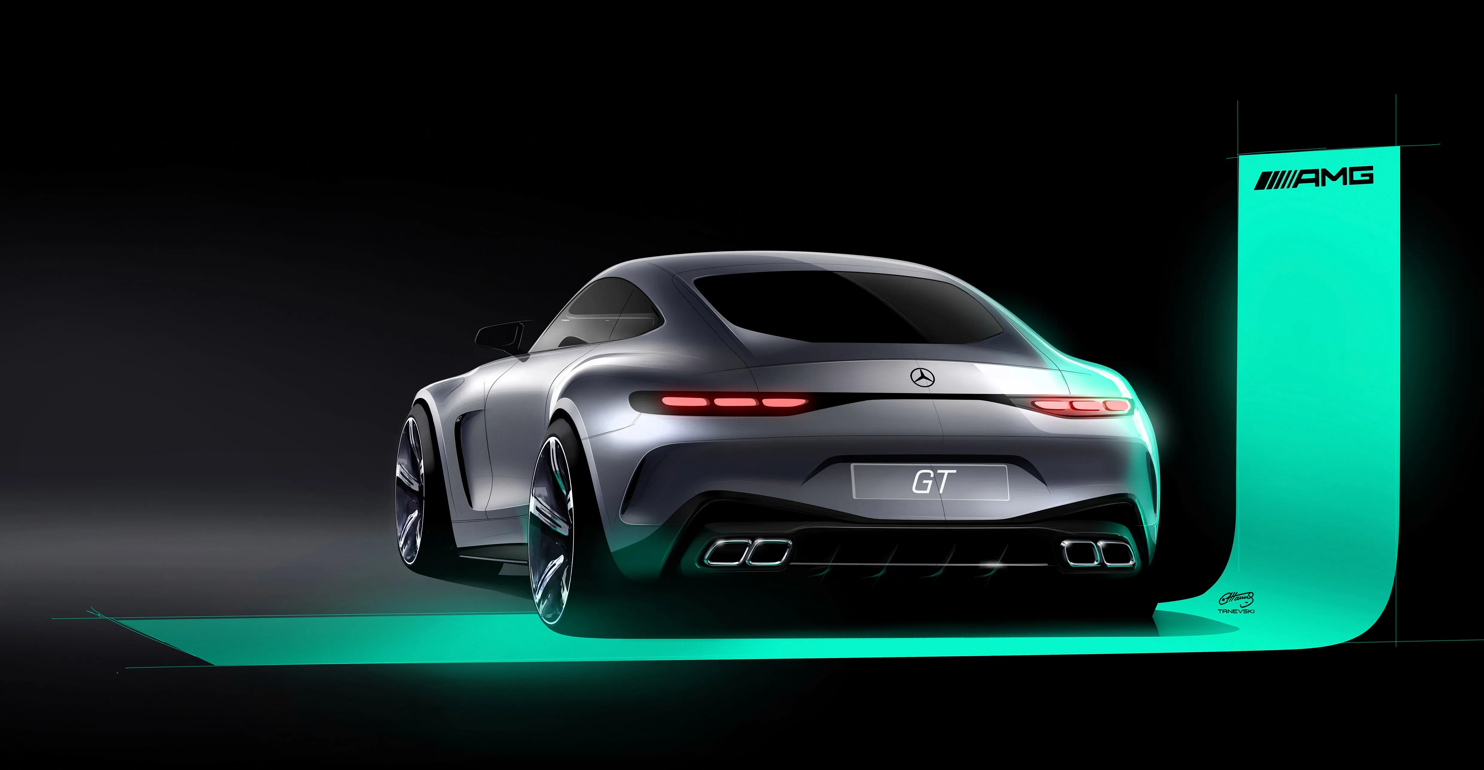 Mercedes AMG GT diecast model 2024