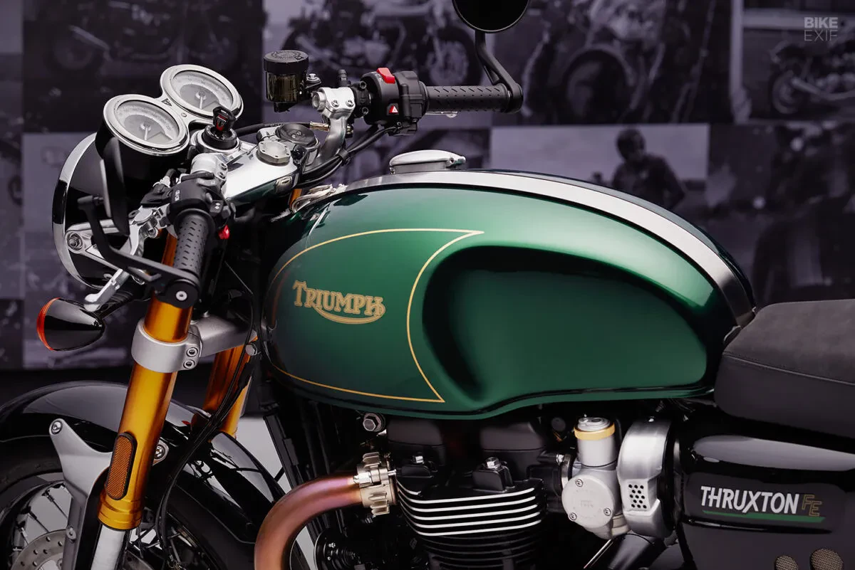 Triumph Thruxton diecast model 2024
