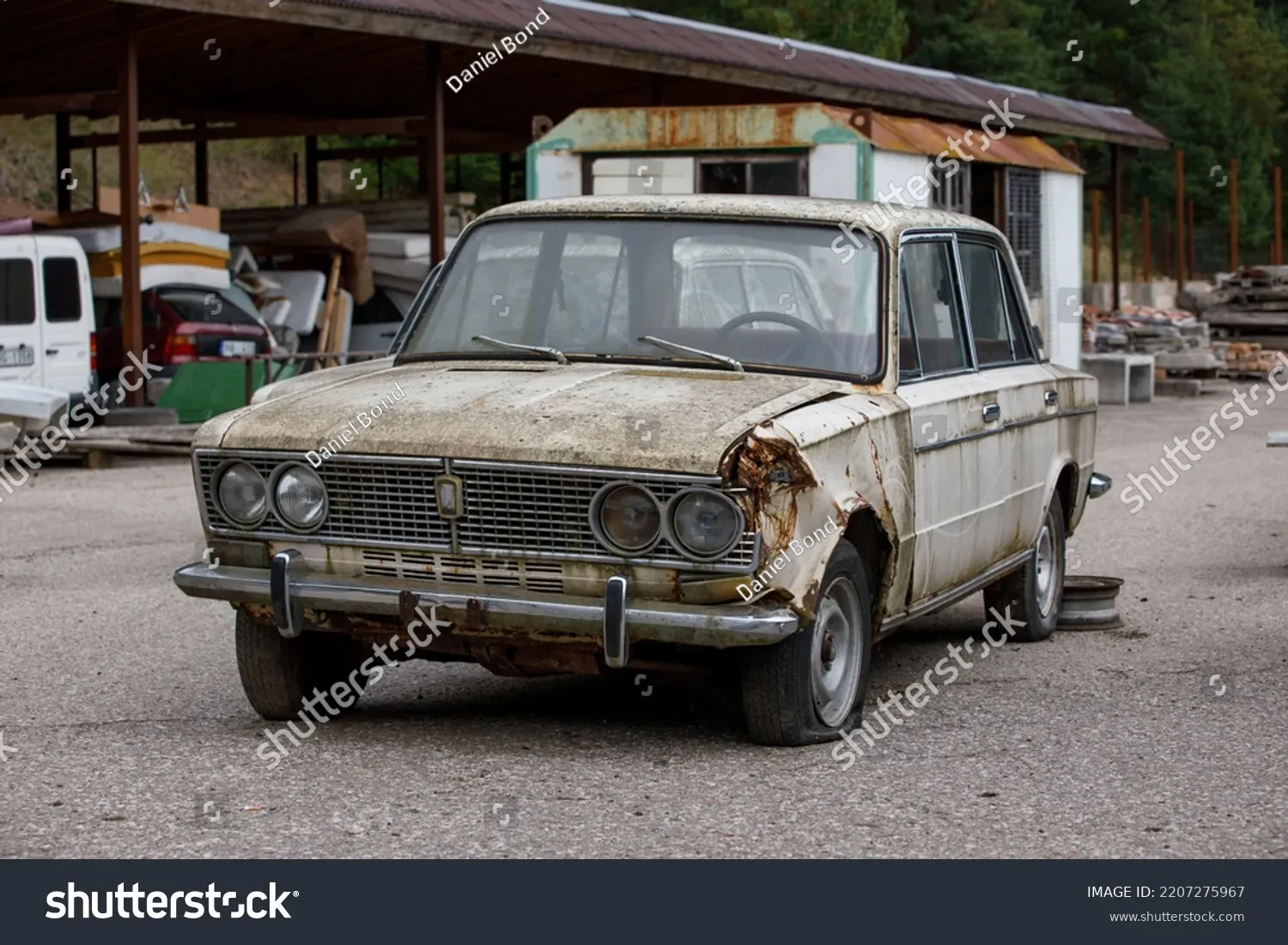 Soviet era Lada diecast model
