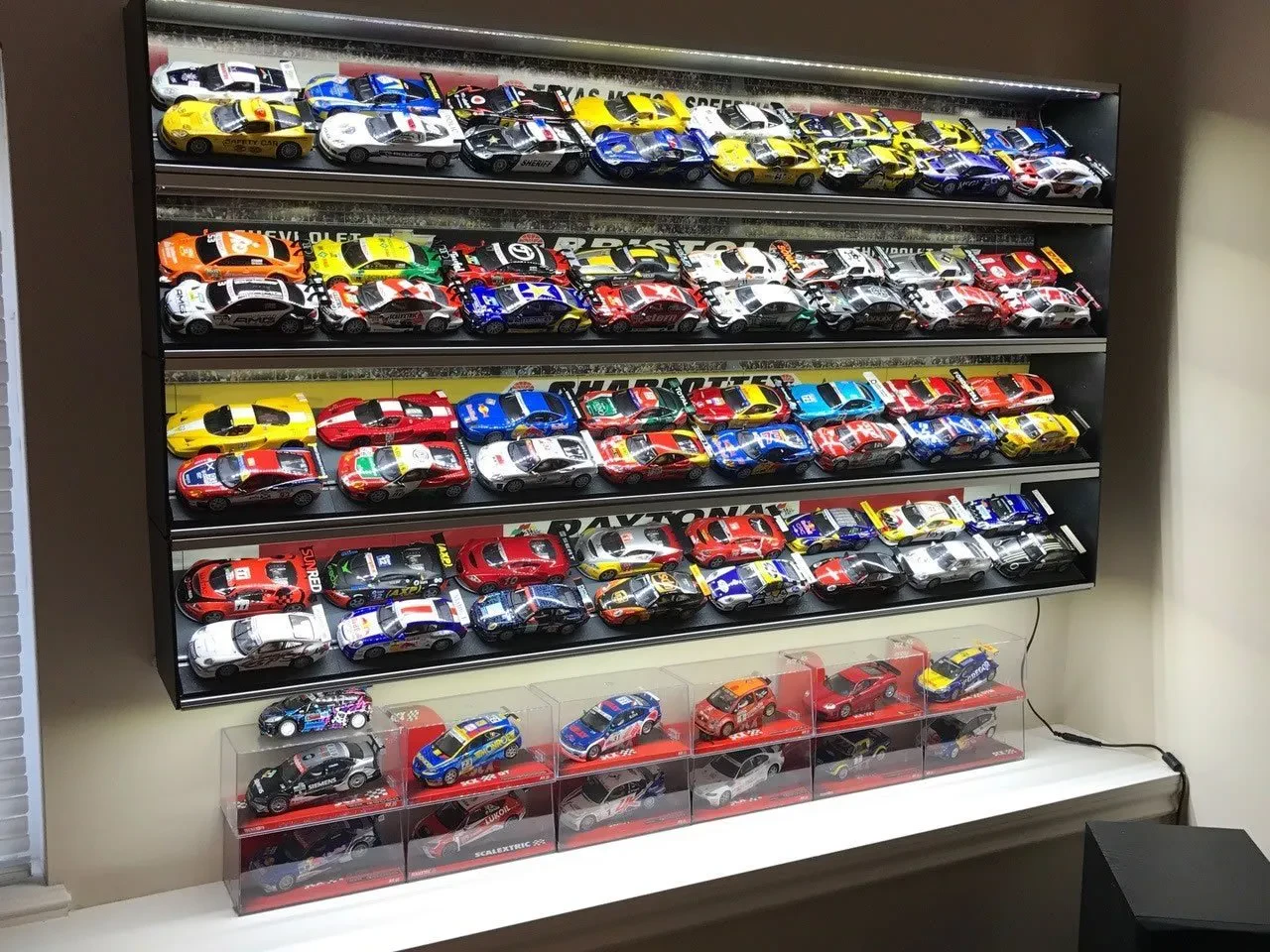 Close up of a 1:18 scale diecast car