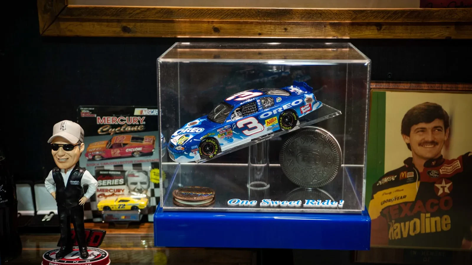 Dale Jr Diecast in Display Case
