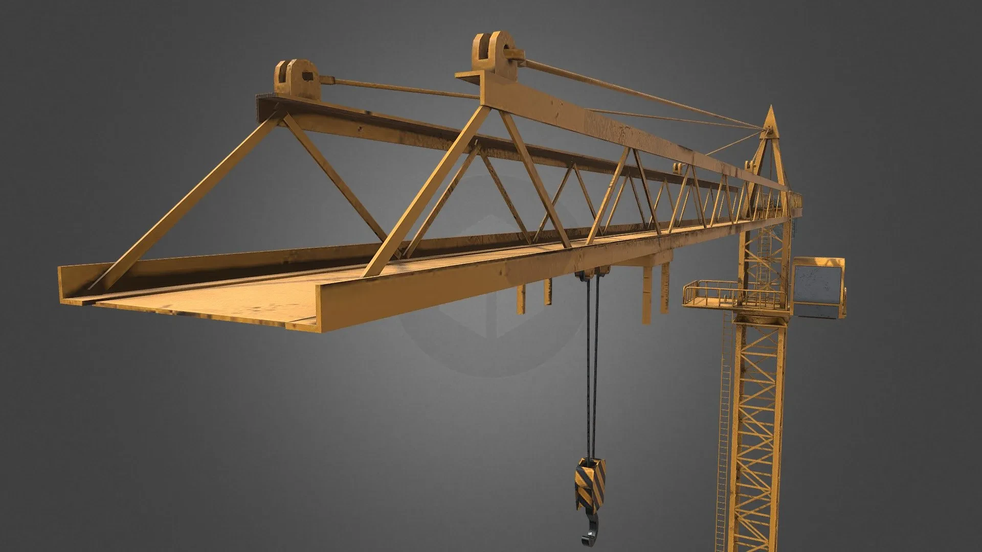 diecast construction model crane