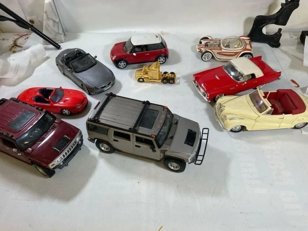 assorted diecast cars