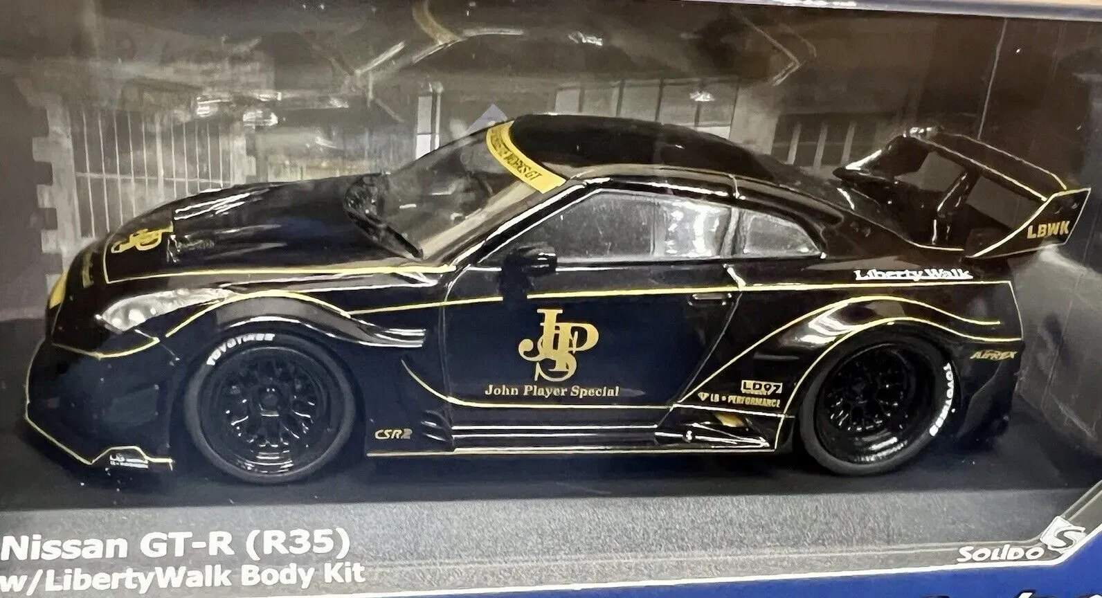 Collection of diecast Nissan GT-R models