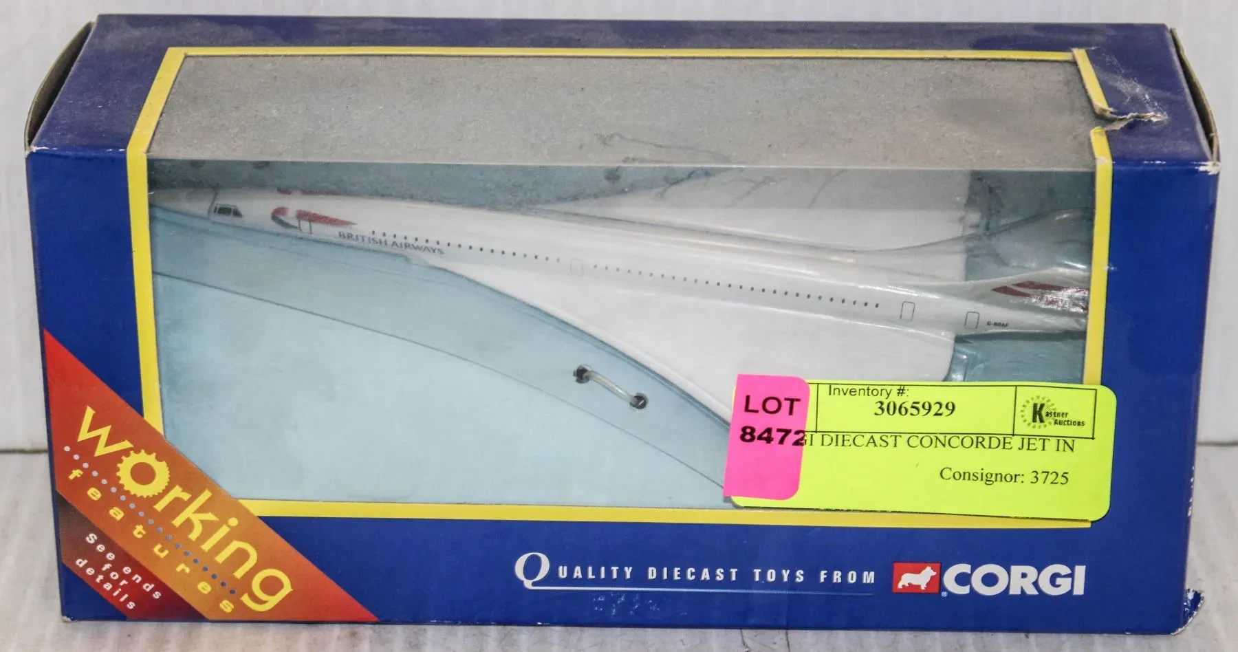 Concorde diecast box