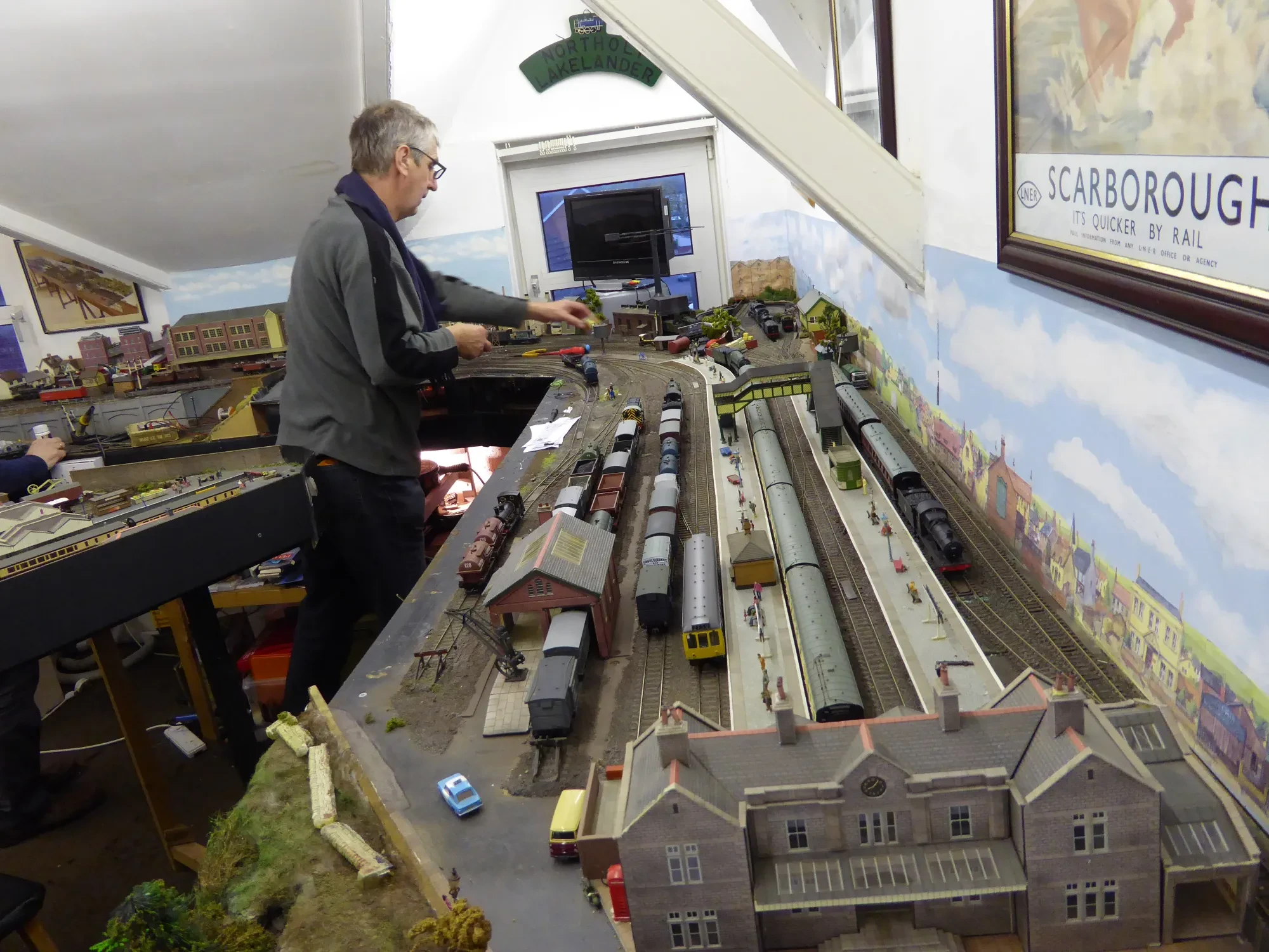 OO gauge model railway layout