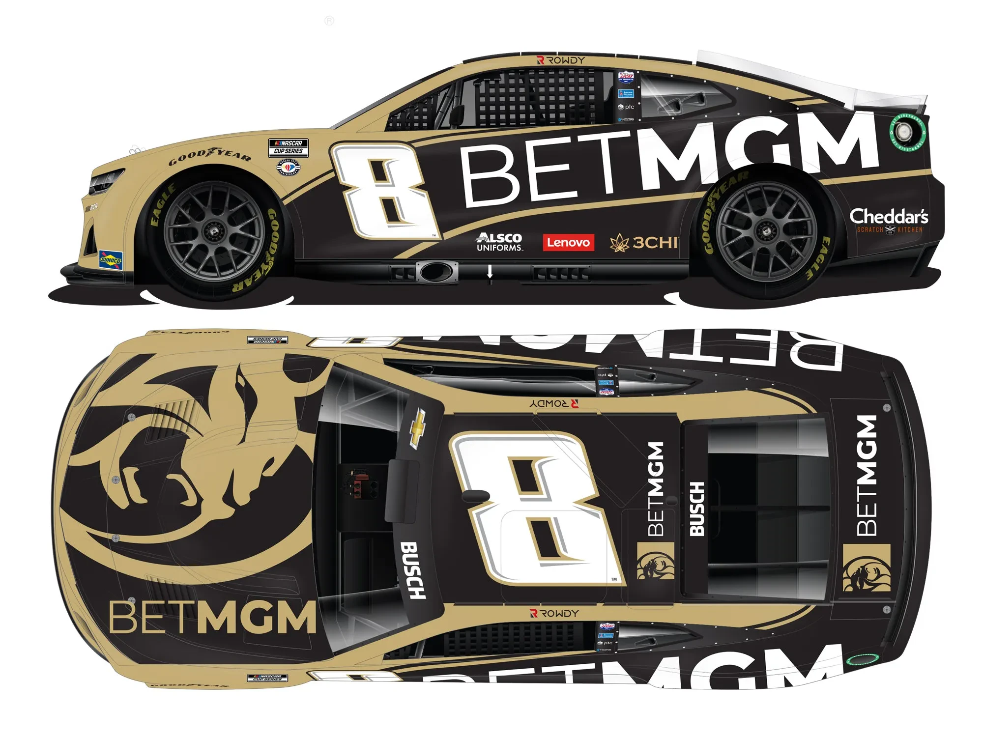 Kyle Busch diecast car